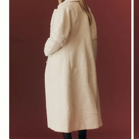 Maeve Ivory Teddy Jacket NWT - Picture 2 of 6